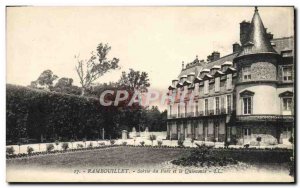 Old Postcard Rambouillet output Park and the Quincunx