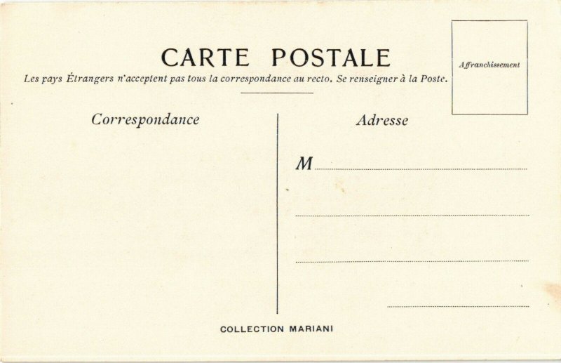 PC CPA ADVERTISING, MARIANI, DESSIN DE HENRI A. ZO, VINTAGE POSTCARD (b18122)