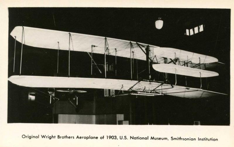 DC - Washington. Smithsonian Institution, Original Wright Brothers Aeroplane ...