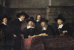 Netherlands Amsterdam Rijksmuseum The Masters Of The Cloth Guild Rembrandt