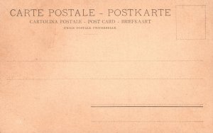 Vintage Postcard Hospice Du Grand St. Bernhard Indoor Lodging Switzerland