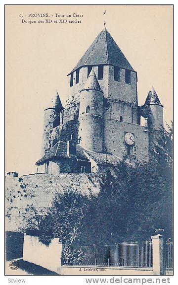 Tour De Cesar, Donjon Des XI Et XII Siecles, Provins (Seine et Marne), France...