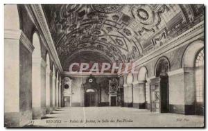 Old Postcard Rennes courthouse the Hall of Lost Steps