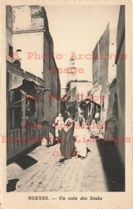 Morocco, Meknes, Un Coin Des Souks