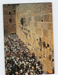 Postcard Wailing Wall Jerusalem Israel