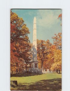 Postcard Tippecanoe Battle Ground Monument Battle Ground Indiana USA