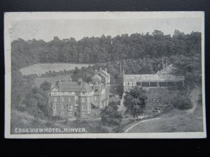 Staffordshire Kinver EDGE VIEW HOTEL c1904 Postcard WOLVERHAMPTON DUPLEX 905