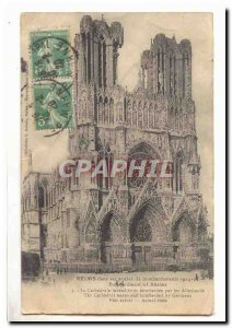 Reims in its bombing 1914-8 Old Postcard