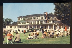 Jefferson, New Hampshire/NH Postcard, Croquet On Lawn At The Waumbek, 1950�...