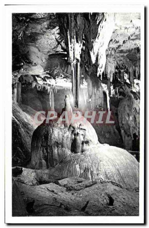 Old Postcard The Pyrenees the caves Betharram Joan of Arc at the stake