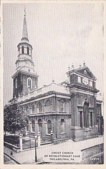 Christ Church Of Revolutionary Church Fame Philadelphia Pennsylvania