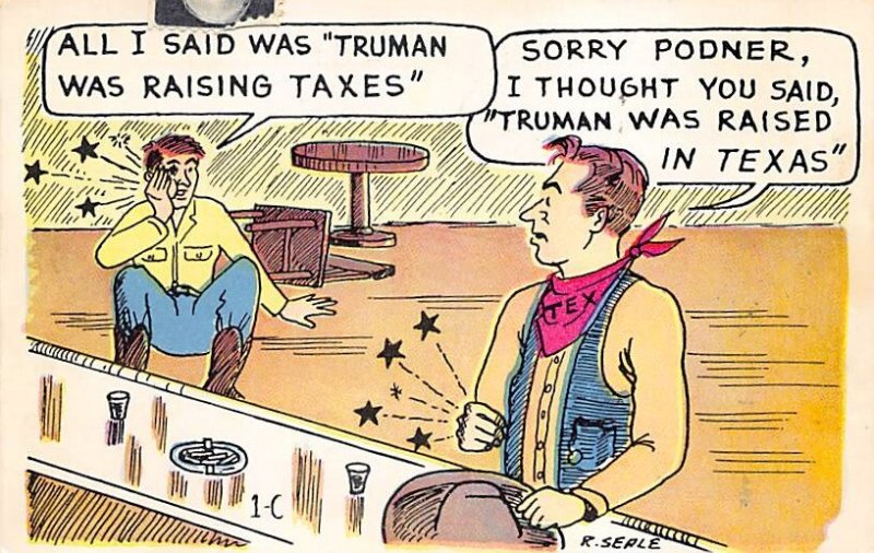 Artist R. Seple Truman Was Raising Texas - Comic, Texas TX  