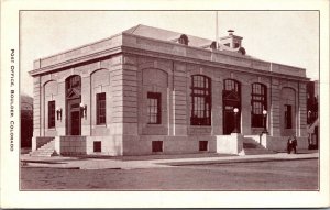 Postcard United States Post Office Building in Boulder, Colorado