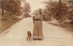 Woman and Dog - Jeffersonville, New York NY  