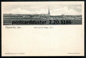 dc11 - PLESSISVILLE Quebec Postcard 1910s Panoramic View