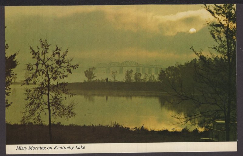 Kentucky - Early Misty Morning View on Kentucky Lake ~ Chrome