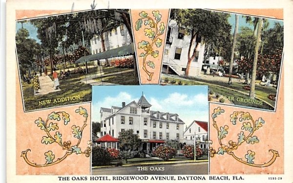 The Oaks Hotel, Ridgewood Avenue Daytona Beach, Florida