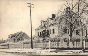 Hempstead Long Island NY Episcopal Parish Church c1910 Rotograph Postcard