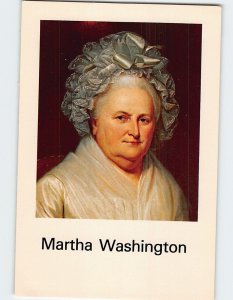 Postcard Martha Washington By Peale, Independence National Historical Park, PA