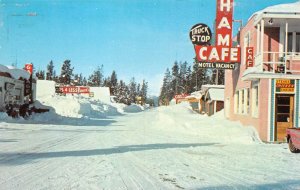 West Yellow Montana Street Scene , US 191 Vintage Postcard TT0094