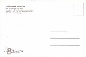 Postcard Sabbiera Caproni CGE 700