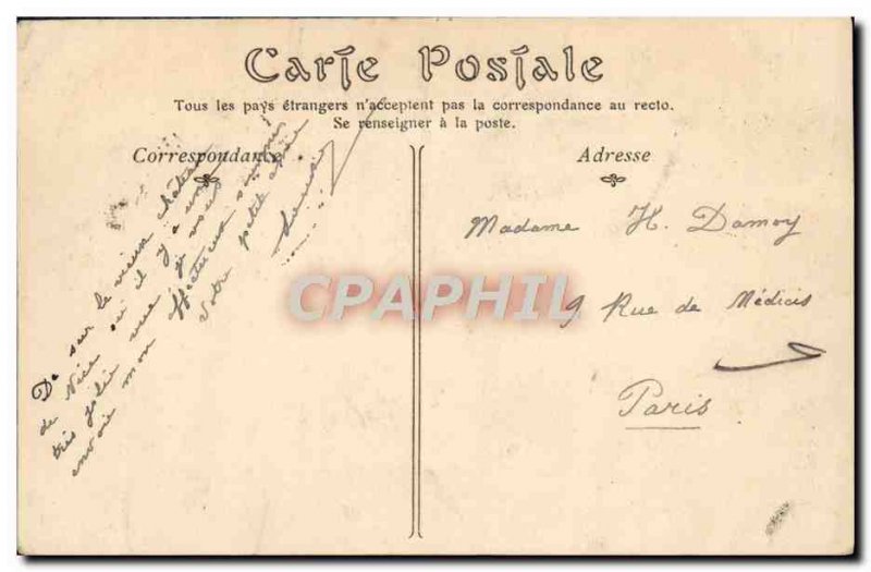 Old Postcard Nice Promenade Du Chateau