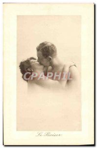 Postcard Old erotic Nude Woman