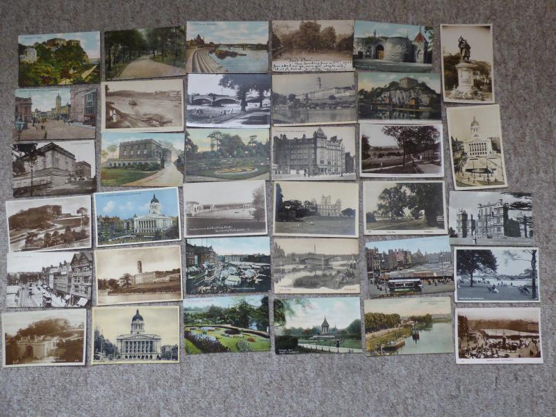 bu0135 - Nottingham , Nottinghamshire - 35 postcards - All Showing