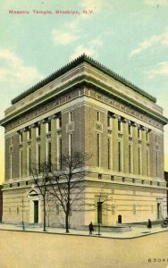 1910 MASONIC TEMPLE BROOKLYN NEW YORK*ARCHITECTURE*TO PORT JERVIS NY