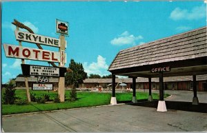 Skyline Superior Motel Glenstone I-44 Springfield MO Vintage Postcard G26