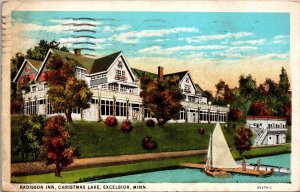 Radisson Inn Christmas Lake Excelsior MN Postcard PC83