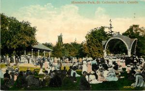 Vintage Postcard Montebello Park St. Catherines Ontario Canada