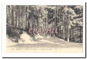 Old Postcard Epinal Wood of the virgin rock trail