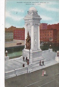 New York Syracuse Soldiers and Sailors Monument 1910