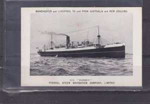 GREAT BRITAIN,  SS SURREY  FEDERAL STEAM NAVIGATION COMPANY, c1920 ppc, unused