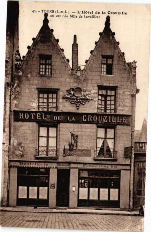 CPA TOURS-L'Hotel de la Crouzille (266226)
