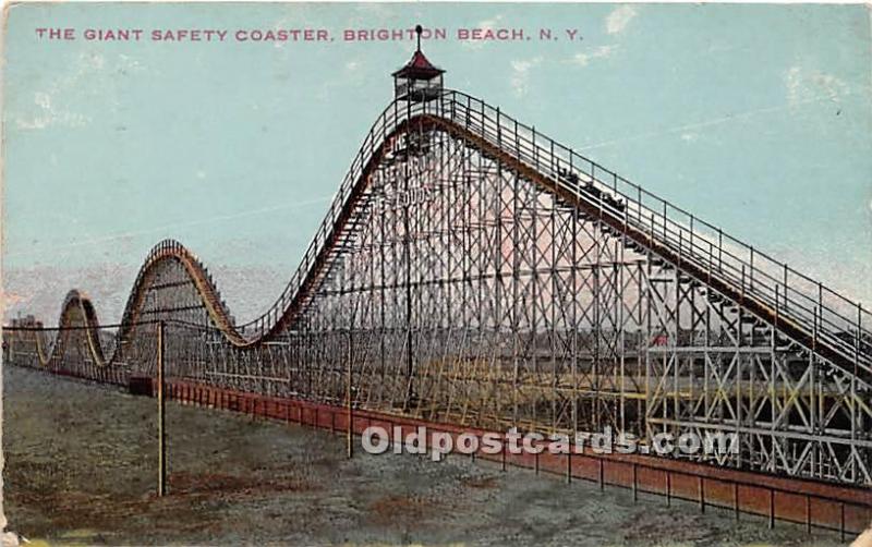 The Giant Safety Coaster Brighton Beach, NY, USA 1912 
