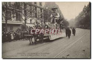 Old Postcard Fishing Fisherman Paris 1905 celebrations of Lent mid Char fishi...