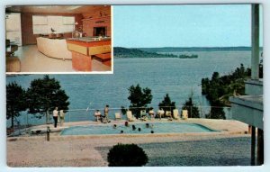 MOUNTAIN HOME, Arkansas AR~ Bull Shoals Lake EDGEWATER RESORT 1960s-70s Postcard