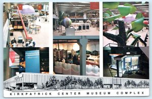 OKLAHOMA CITY, OK ~ Multi View KIRKPATRICK CENTER MUSEUM Omniplex 4x6 Postcard