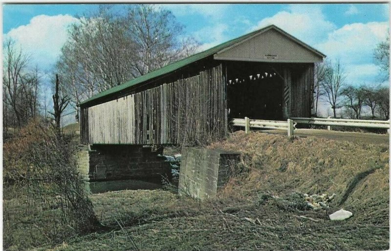 VTG postcard, Covered Bridge, Ashtabula county, Ohio