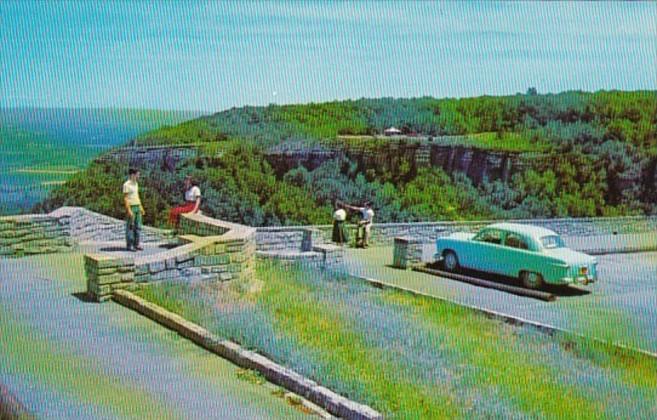 New York Albany View Of Cliffs At Thatcher Park