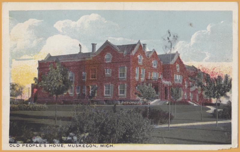 Muskegon, Mich., Old People's Home - 1921