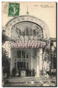 Vichy - L & # 39Entree Casino - Old Postcard