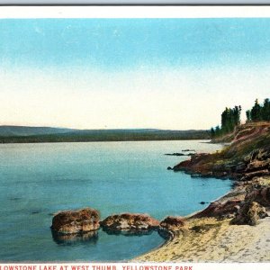 c1910s Yellowstone Park, Wyo Lake West Thumb Shore J.E. Haynes Photo #12766 A226