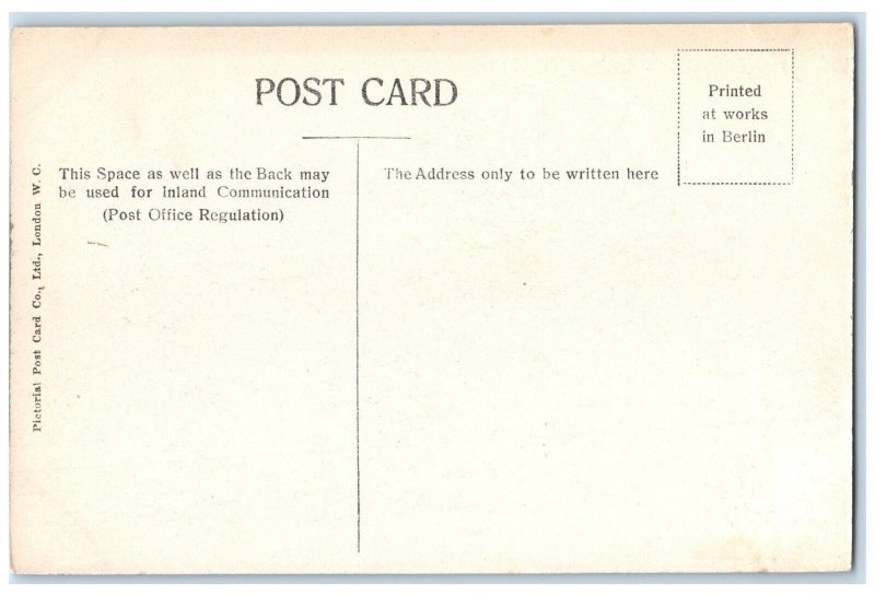 c1910's View Of Hotel Building Russell London WC Unposted Antique Postcard