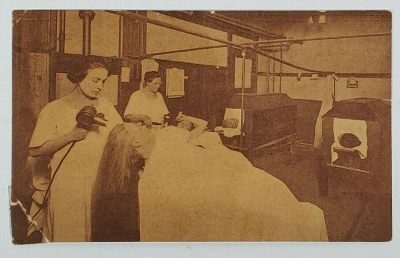 Toledo OH Ladies Sulphur Vapor Baths Our Country Needs Healthy Women Postcard O1