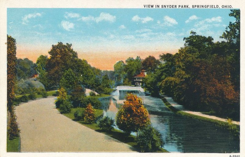 Springfield, Ohio - View in Snyder Park - WB