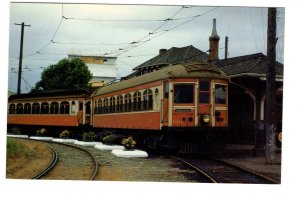 Electric Railway Train Cars, Chilliwack Station, British Columbia,