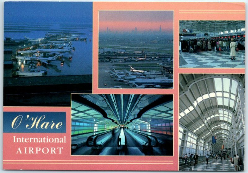 Postcard - Chicago's O'Hare International Airport, Chicago, Illinois 